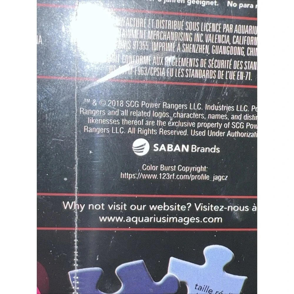 Aquarius Saban's Power Rangers Jigsaw‎ Puzzle 3000 Pieces (32